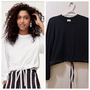 Aritzia wilfred crop top